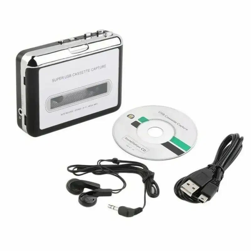Tape to PC USB Cassette MP3 CD USB Converter Capture Digital Audio Music Player