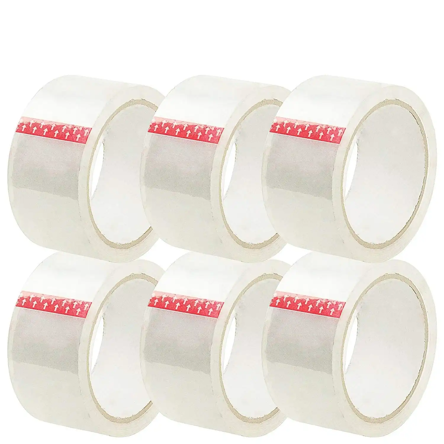 12Pack | Clear Packing Sticky Tape for Packaging Shipping Moving | Strong Adhesive | 48mm x 75meter