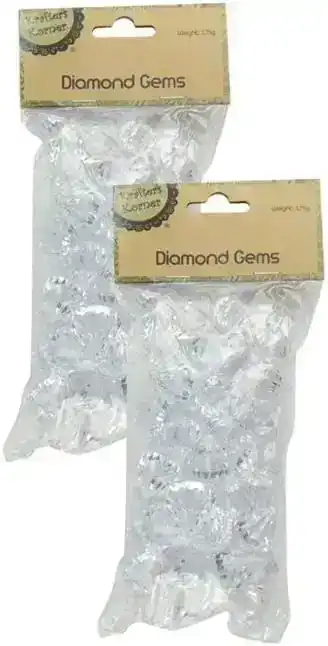[2PK x 45PCE] Krafters Korner Diamond Gems - Clear