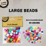 [100Pce] Krafters Korner Round Acrylic Multi Coloured Beads And More - Multi Colored (10mm)