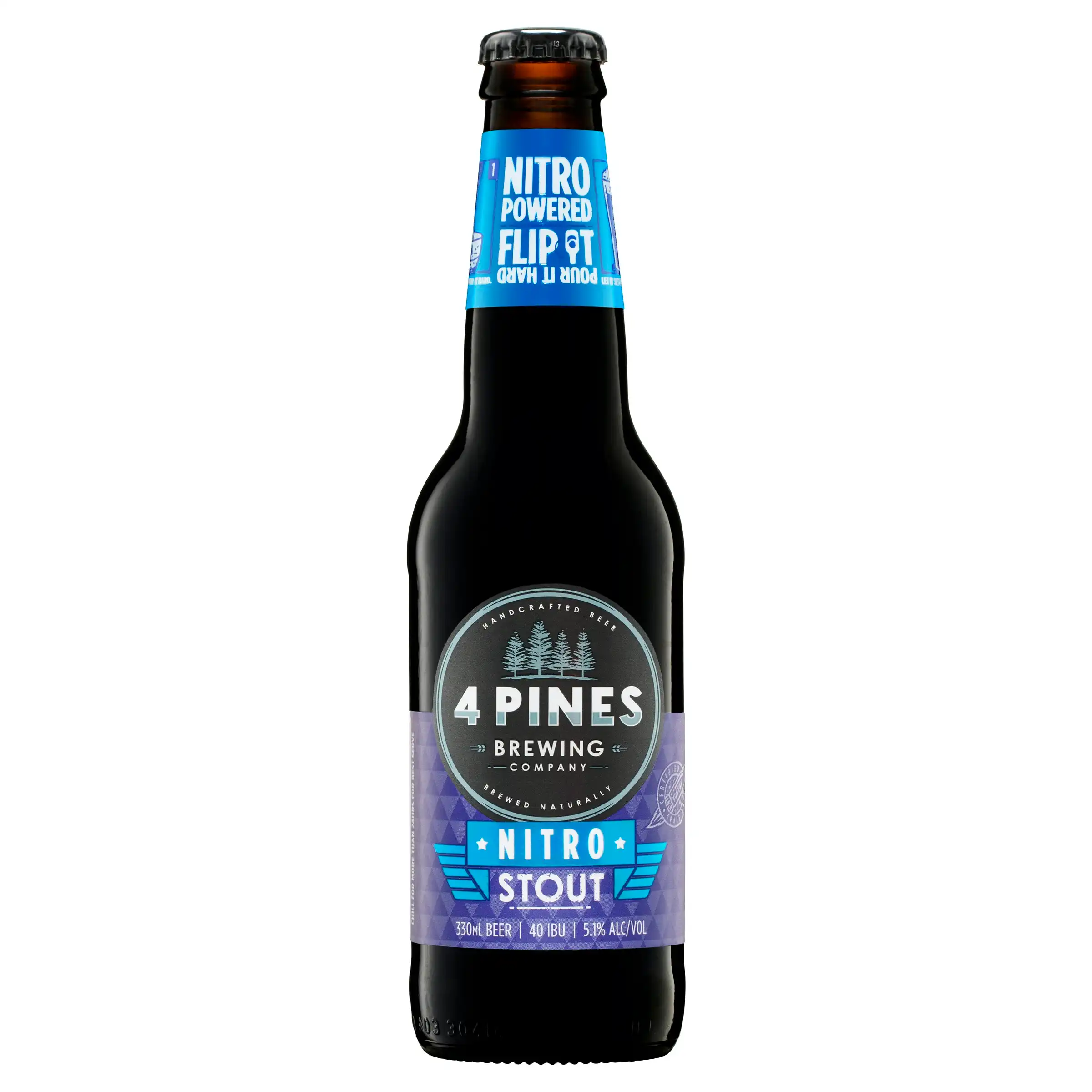 4 Pines Nitro Stout Beer 24 x 330mL Bottles