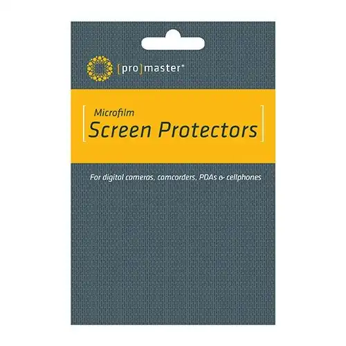 ProMaster LCD Screen Protector Universal Self Adhesive Film up to 4" LCD (3pk)