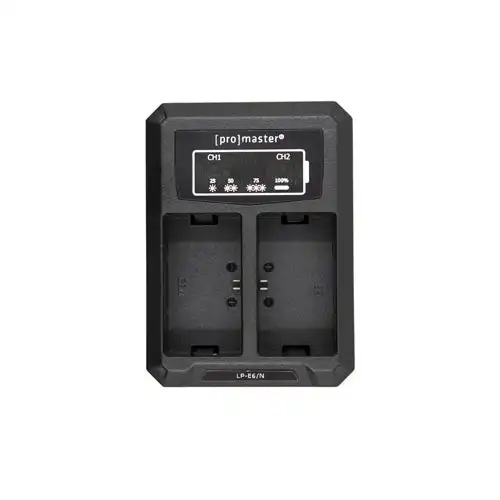 ProMaster Dually Charger - USB - Canon LP-E6N