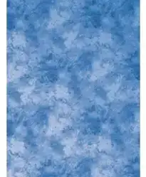ProMaster Backdrop Cotton 10&#39;x20&#39; Cloud Dyed - Medium Blue