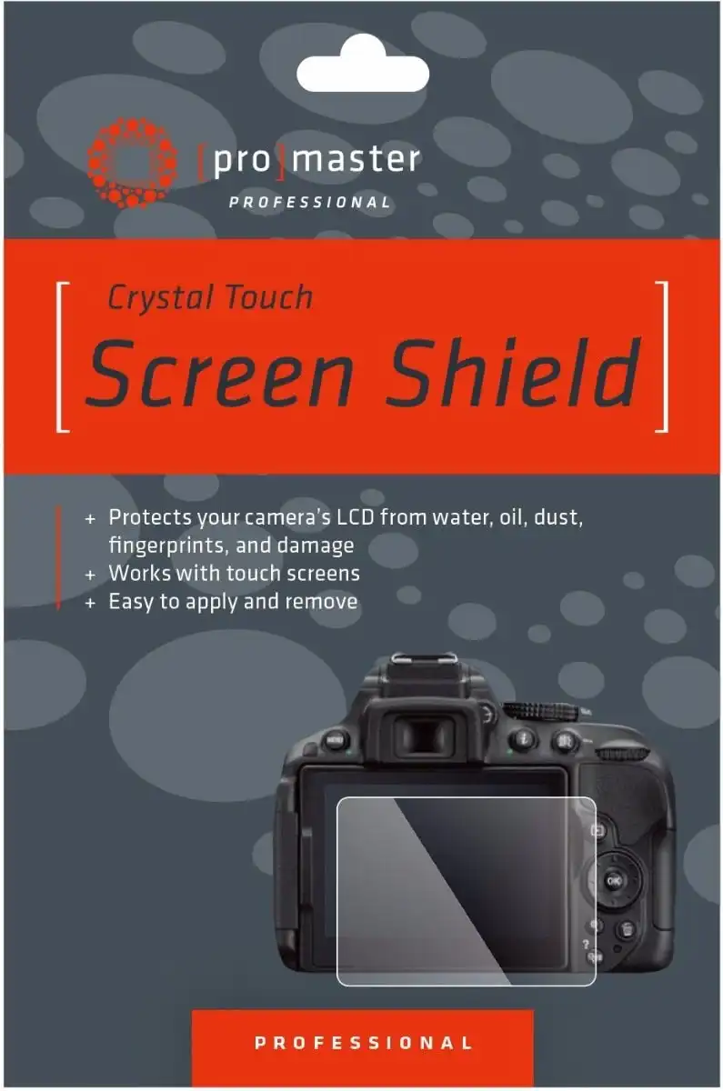 ProMaster Crystal Touch Screen Shield - Canon 200D, EOS RP