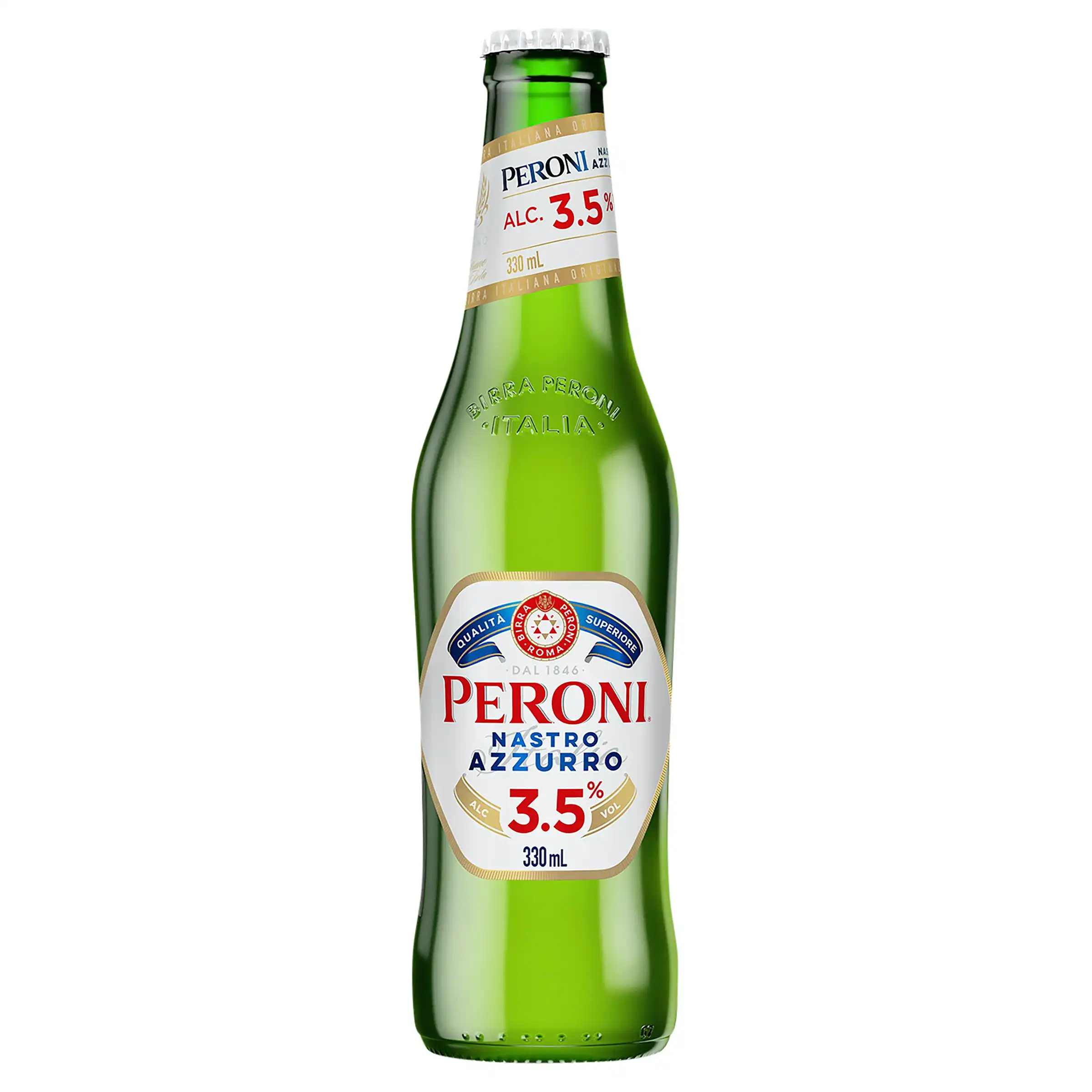 Peroni Nastro Azzurro 3.5% Beer Case 24 x 330mL Bottles