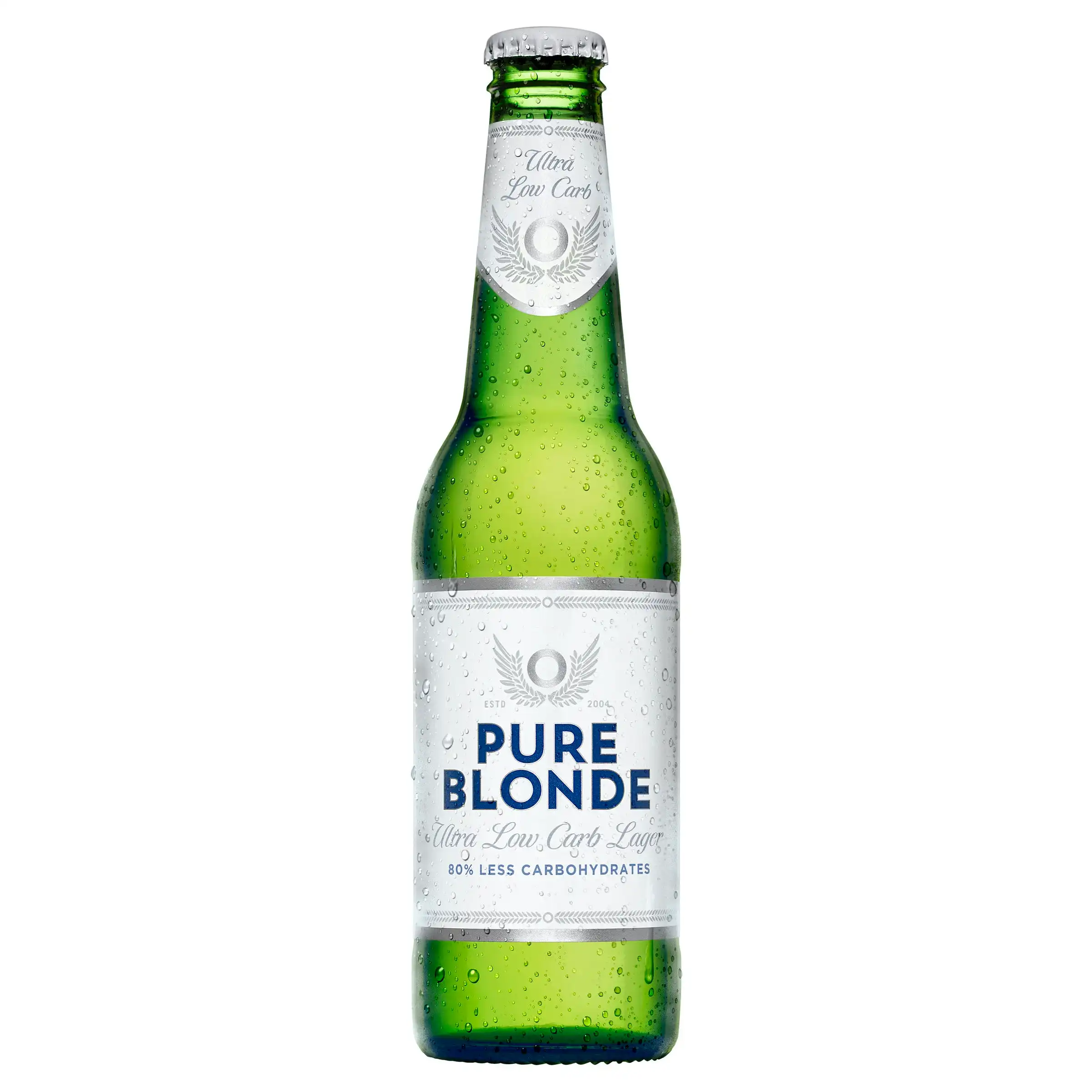 Pure Blonde Ultra Low Carb Lager Beer 24 x 355mL Bottles