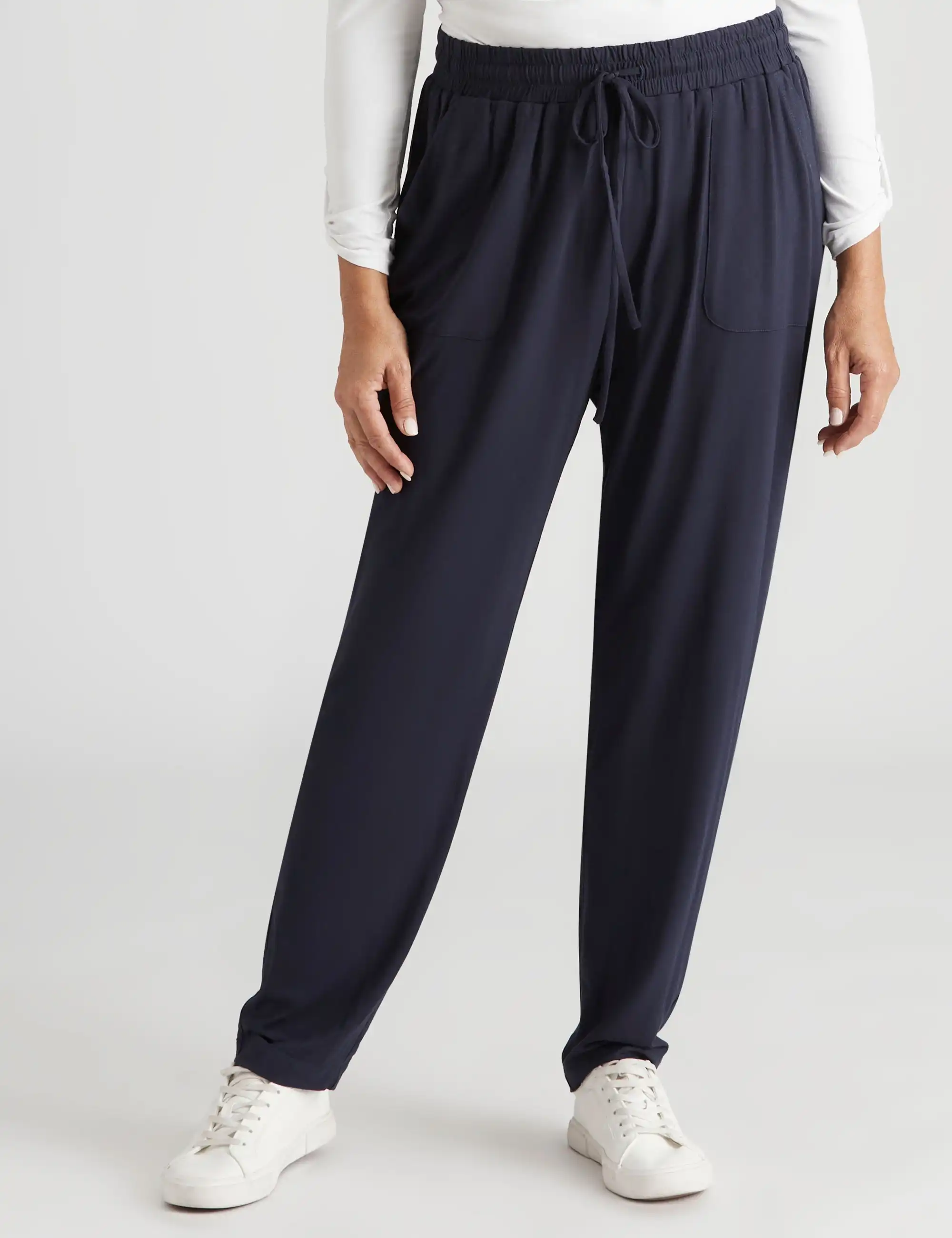 Millers Full Length Jersey Button Trim Pants