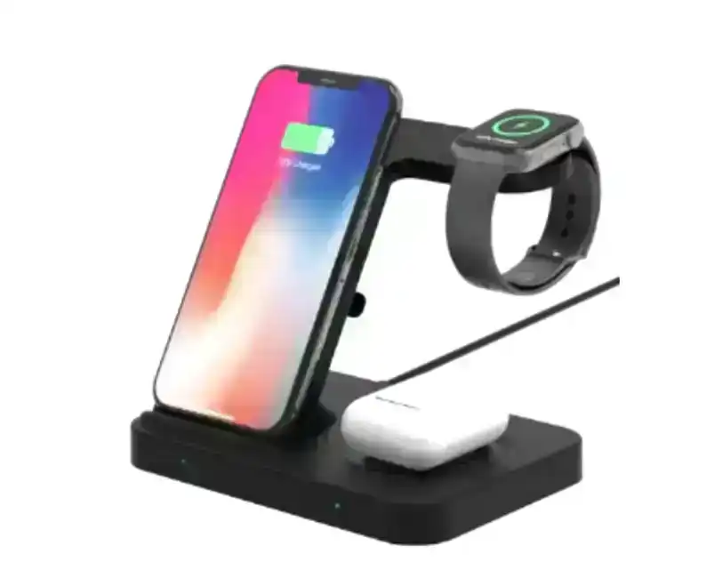 Triple Wireless Charger Stand for Apple and Samsung