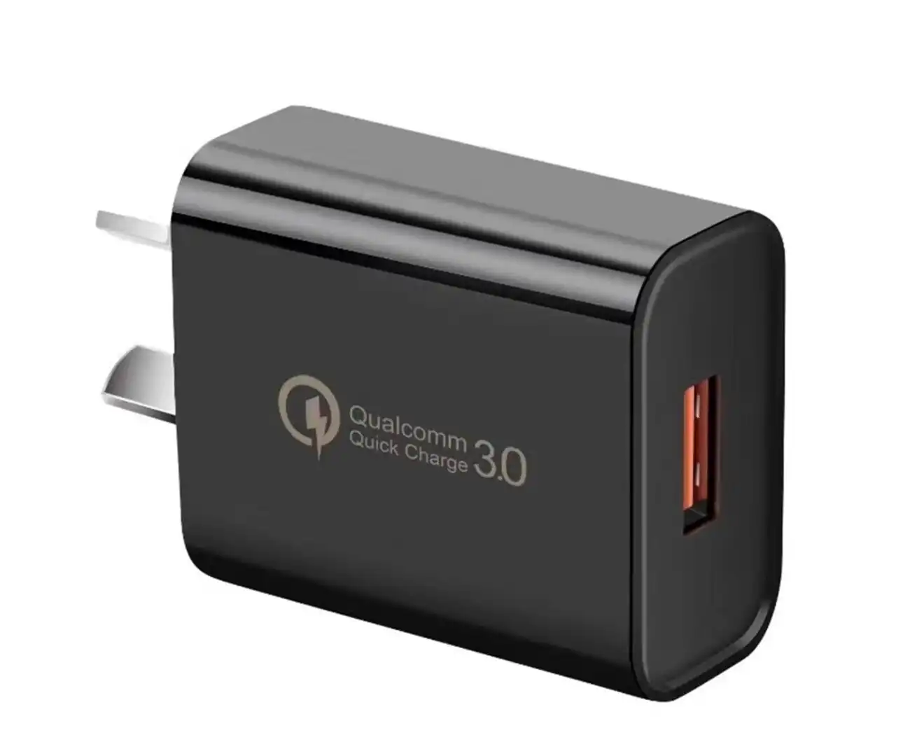 Orotec 18W Qualcomm 3.0 Quick Charge USB Wall Charger, Black