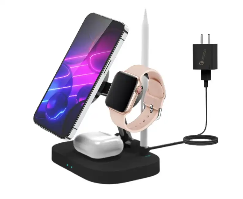 Orotec 15W MagSafe 4in1 Fastcharge Wireless Charging Stand Made for Apple