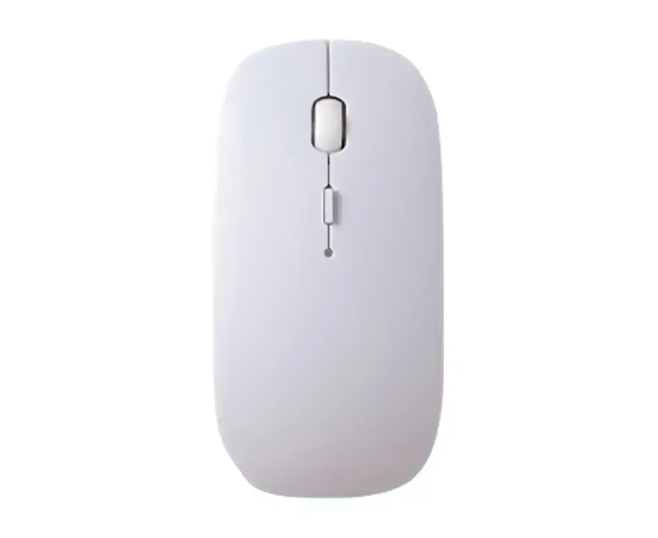 Dual Mode Bluetooth + 2.4GHz Wireless Mouse Standalone for Tablets, Smartphones, PCs, White