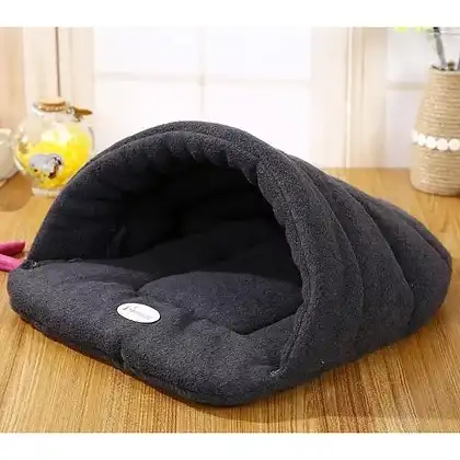 Andala Polar Fleece Cat or Puppy Cave Bed