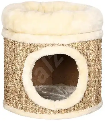 Shumee Cat House with Luxury Cushion - Sea Grass