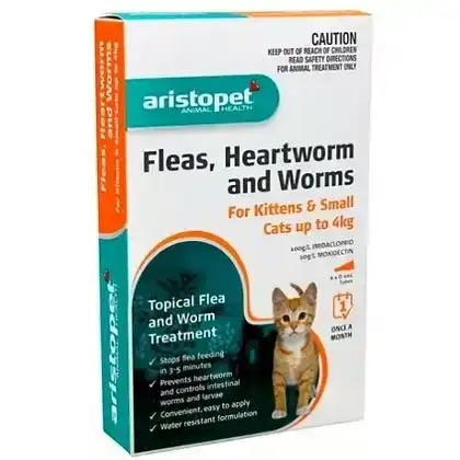 Aristopet Spot On Kittens/Cats up to 4kg 3 Pack
