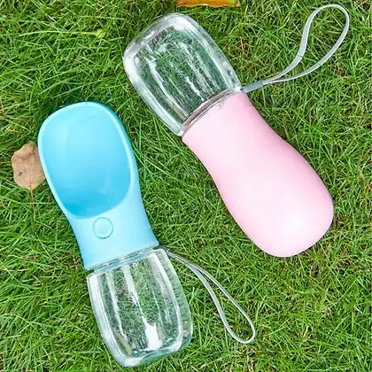 Portable Dog Puppy Waterer Drinking Cup