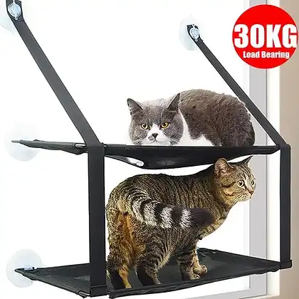 Double Layer Window Cat Bed