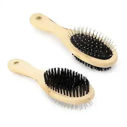 Pet Double Oval Brush 2in1