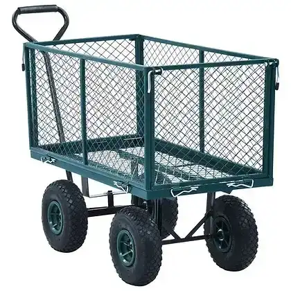 Garden Hand Trolley Cart Green 350 kg