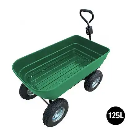 125L Garden Dump Cart - Green