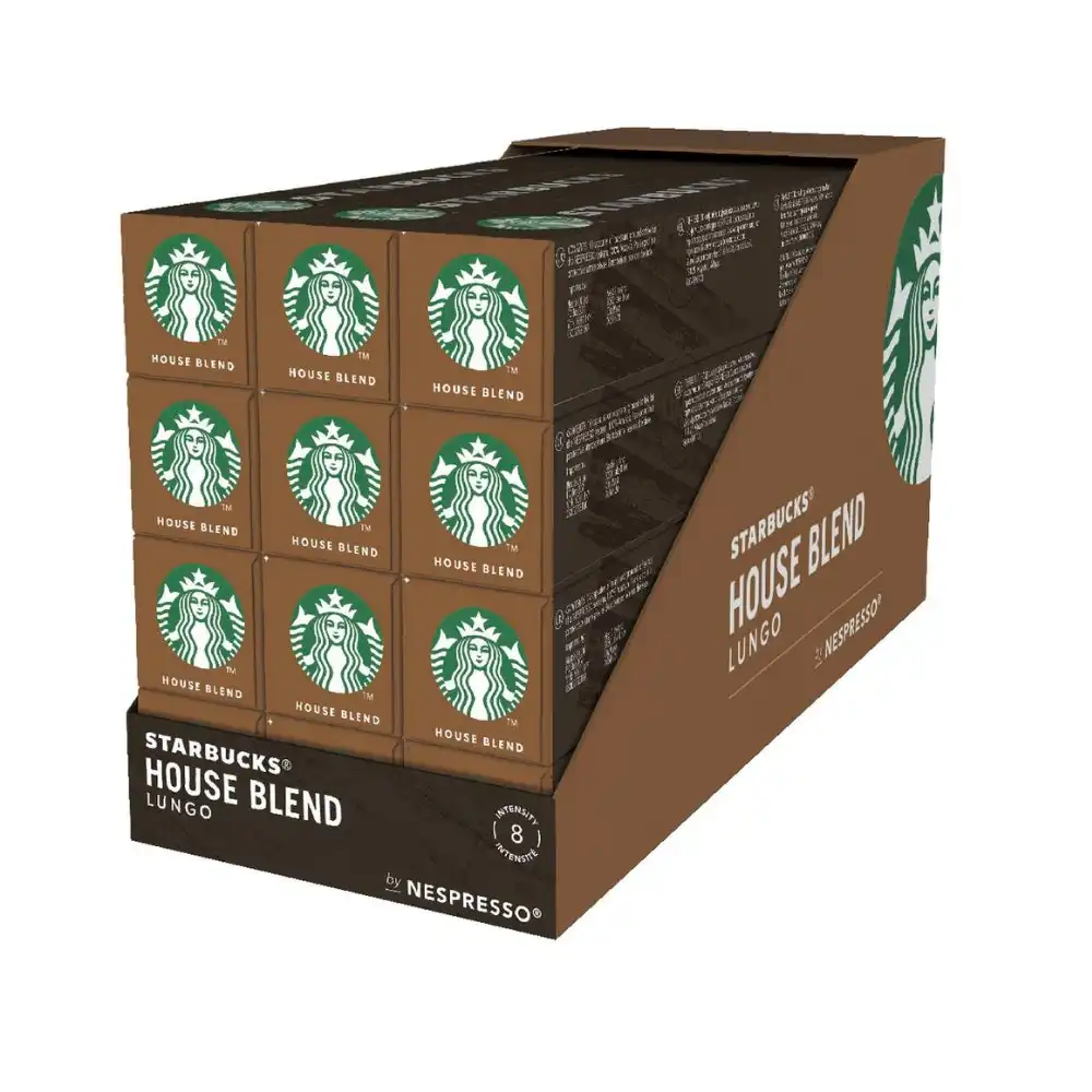 Starbucks Multipack House Blend Lungo Medium Roast Coffee Pods Capsules x 120