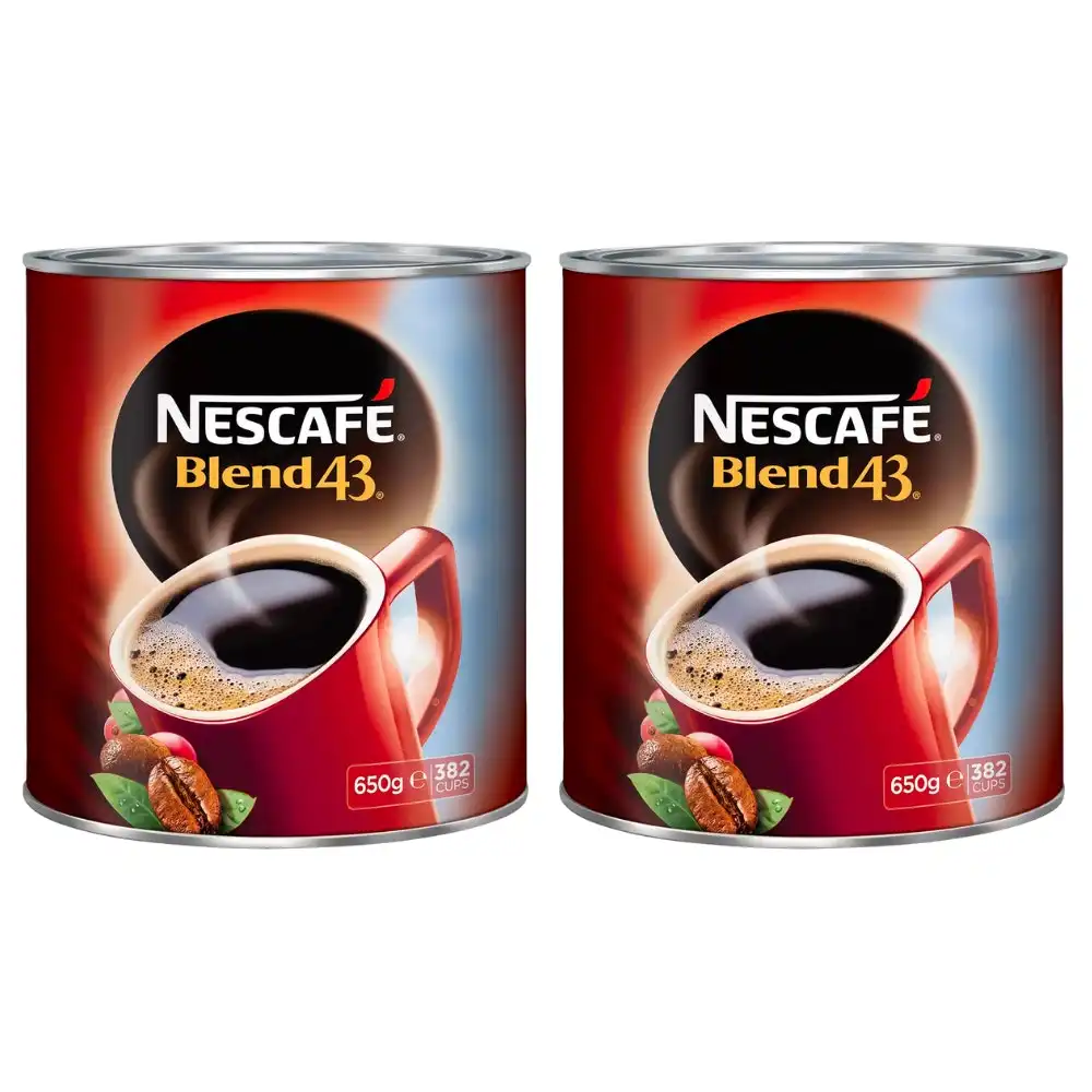 Nescafe Blend 43 Coffee 650g x 2