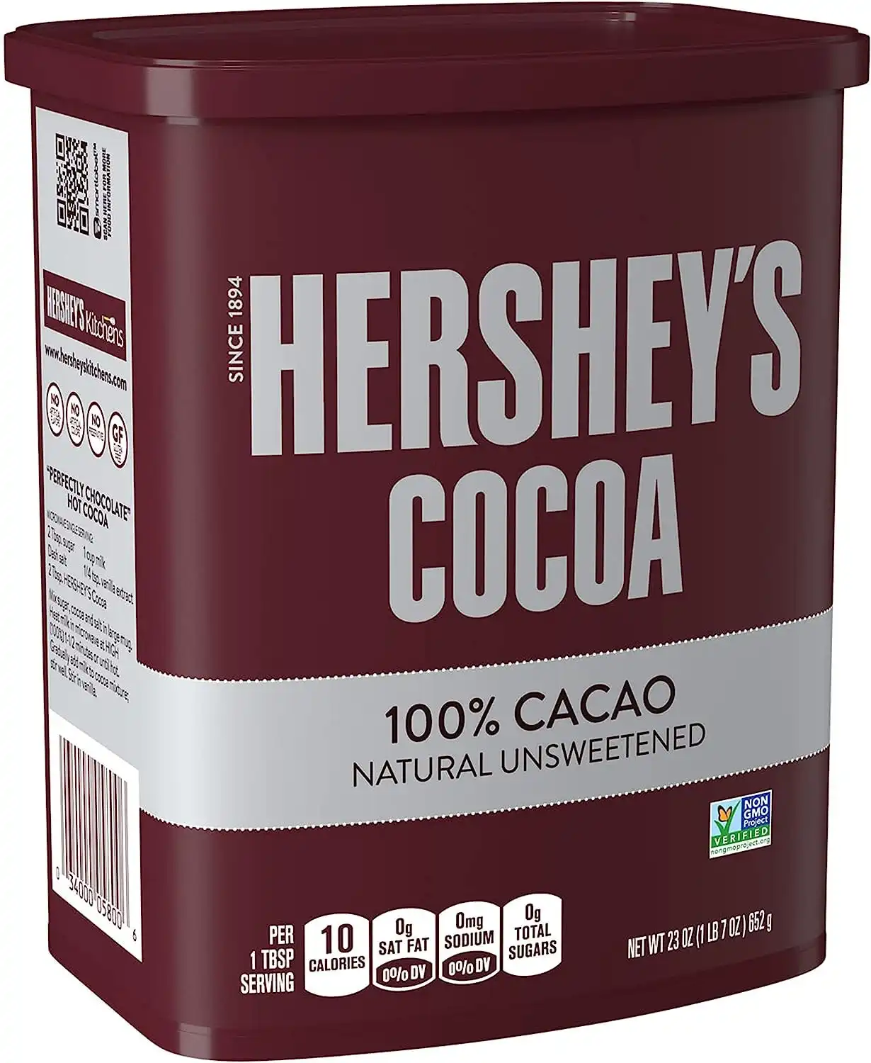 Hershey's Natural Unsweetened Cocoa 650g