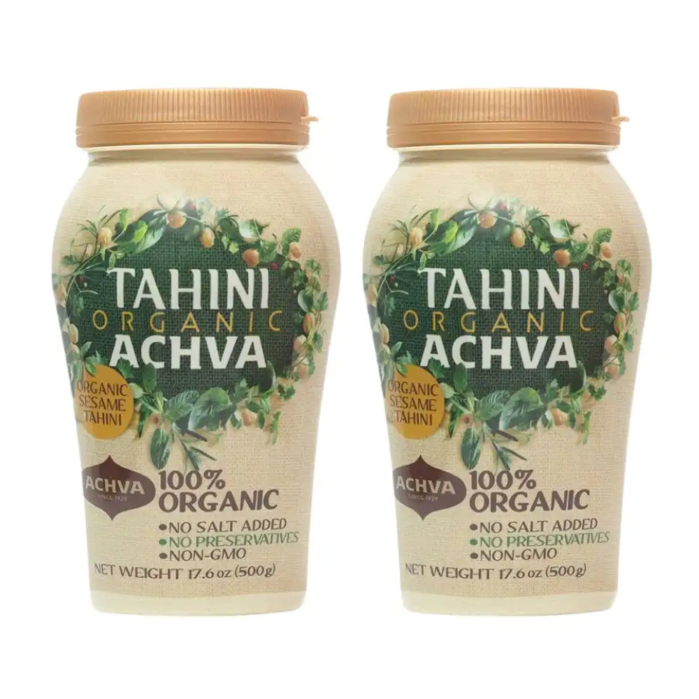 Achva Organic Sesame Tahini 500g x 2