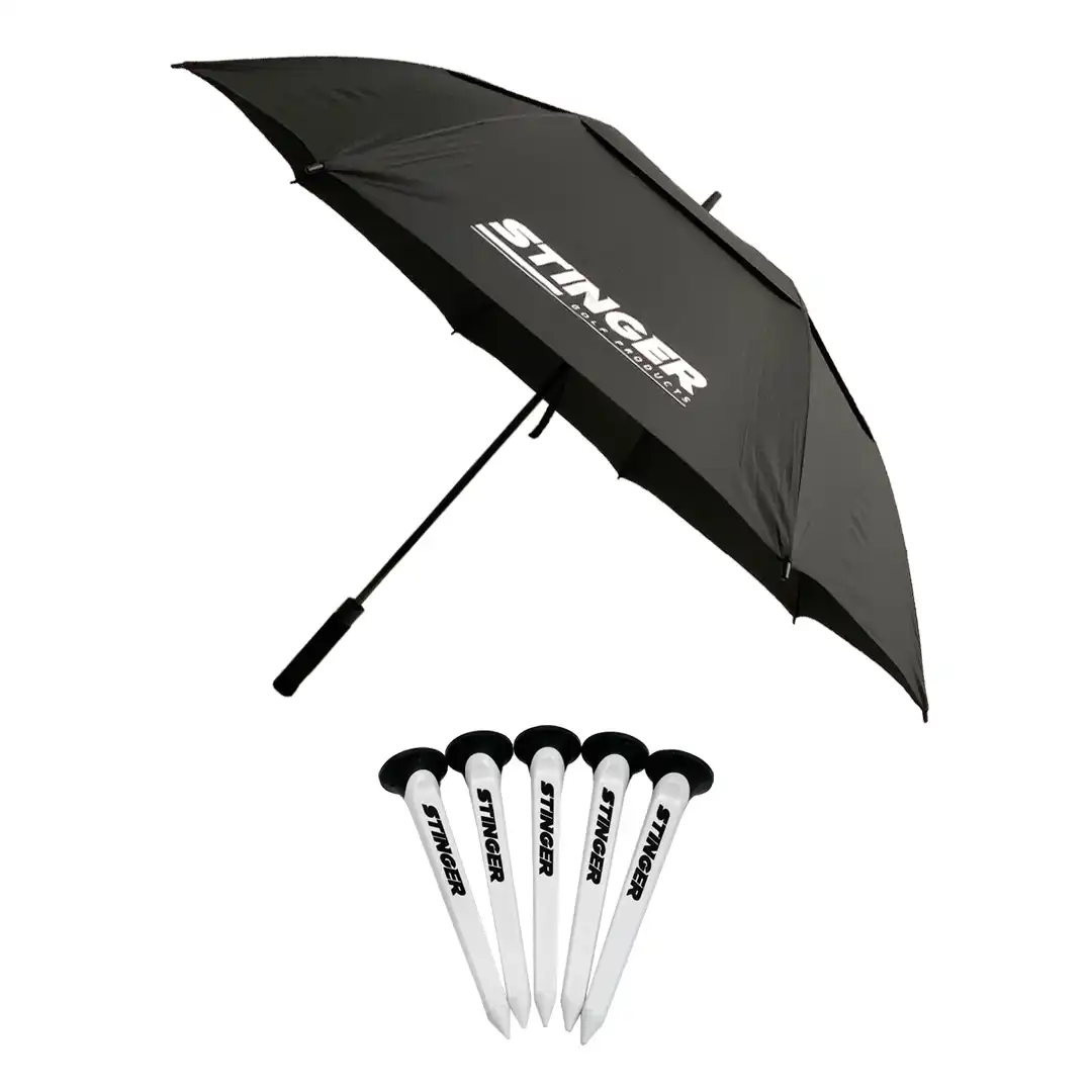 Stinger Golf Premium Umbrella Bundle