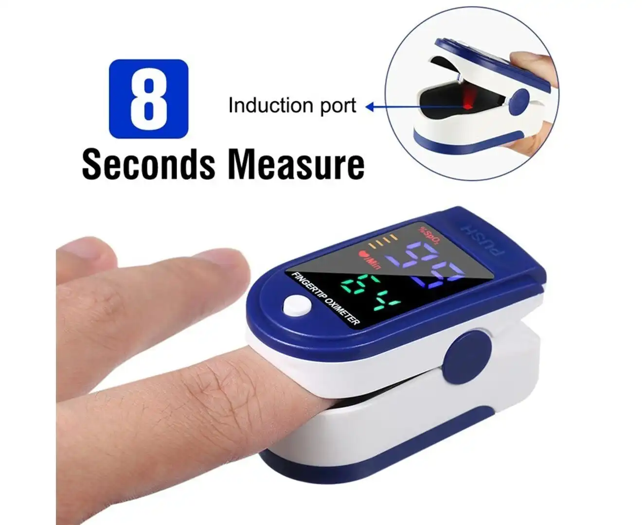 Oromed Fingertip Pulse Oximeter SpO2 Blood Oxygen Monitor