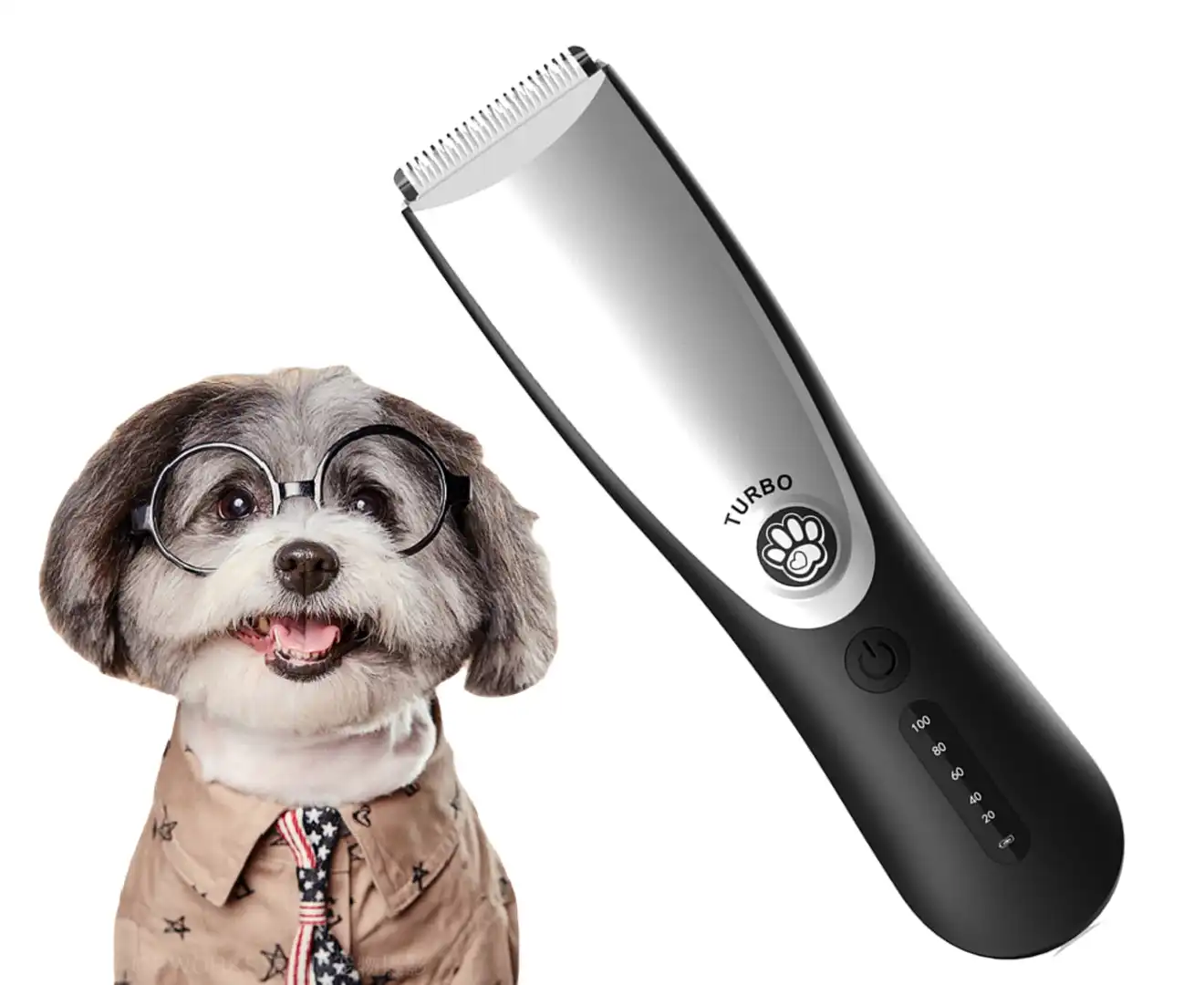 Professional Cordless Pet/Dog Trimmer and Clipper Grooming Kit For Home