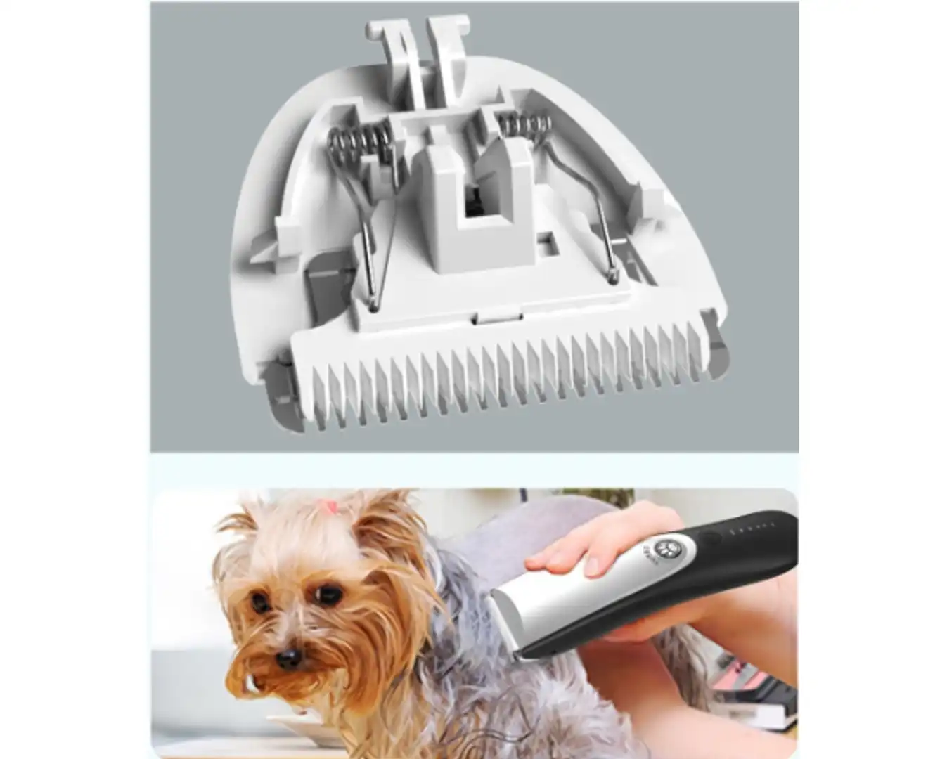 Professional Cordless Pet/Dog Trimmer and Clipper Grooming Kit For Home