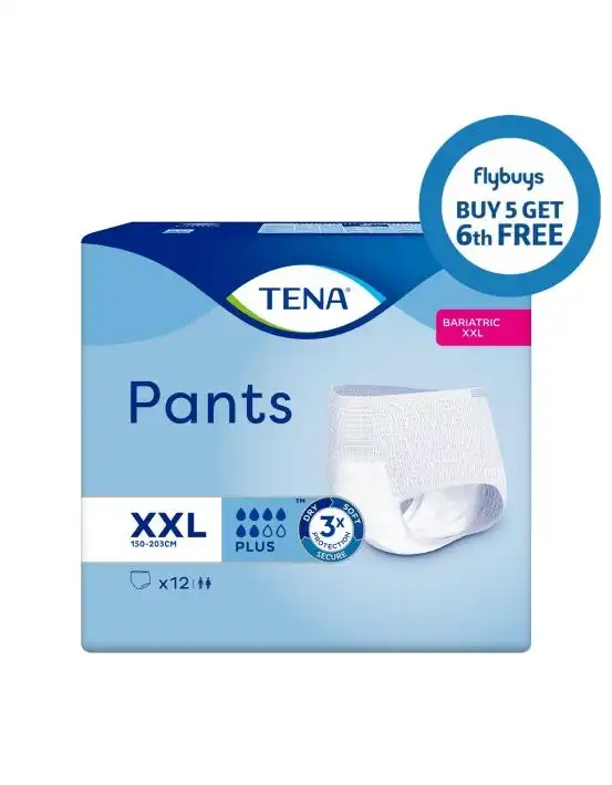 TENA Pants Plus XX-Large 12 Pack