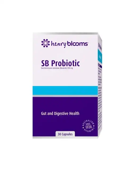 Henry Blooms Sb Probiotic Gut Health 30 Vegetarian Capsules