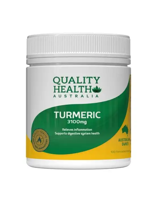 Quality Health Turmeric 3100mg Tabs 100