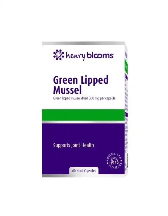 Henry Blooms Green Lipped Mussel 500Mg 60 Capsules