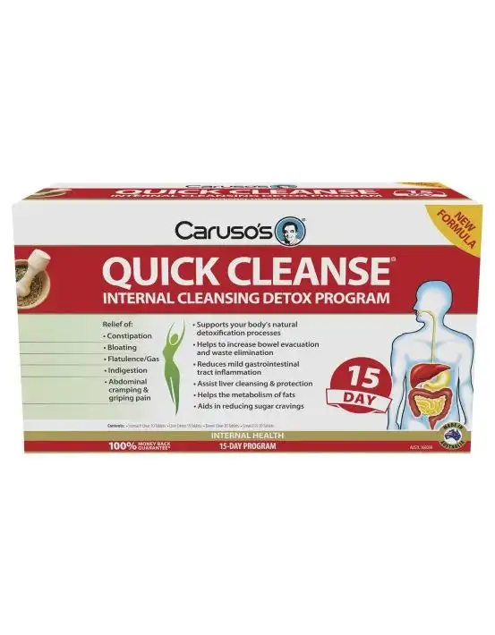 Caruso's Natural Health Quick Cleanse 15 Day Detox Program Kit
