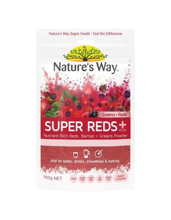 Nature's Way Super Foods Greens + Reds 100g