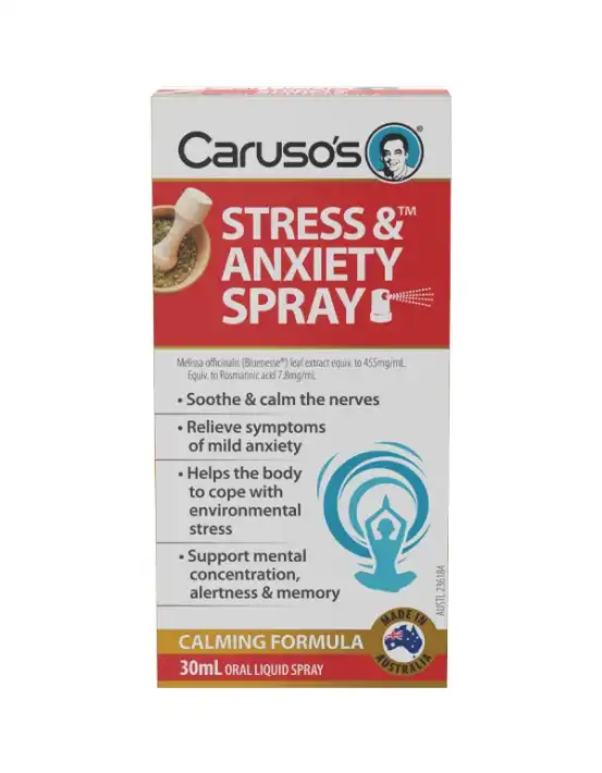 Caruso's Natural Health Stress And Anxiety Spray 30mL