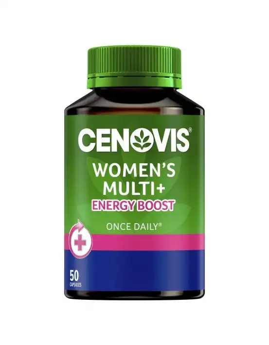 Cenovis Once Daily Women's Multi + Energy Boost 50 Capsules