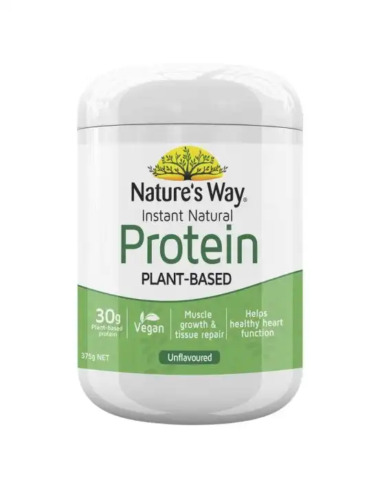 Nature's Way Instant Natural Protein Plant-Based Unflavoured 375g