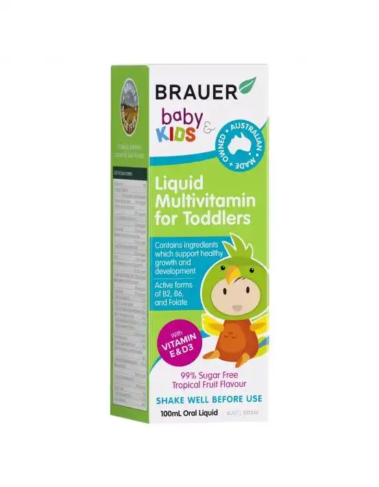 Brauer Baby & Kids Liquid Multivitamin for Toddlers 100mL