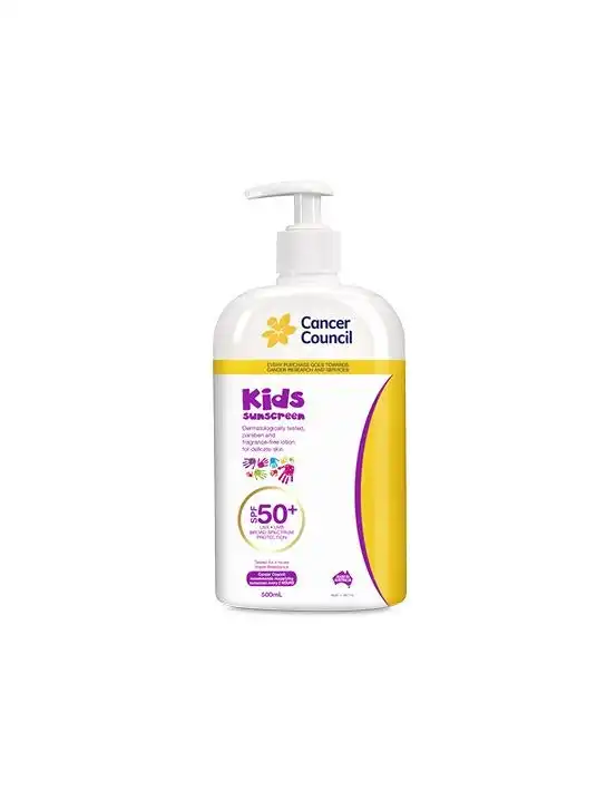 Cancer Council Kids Sunscreen SPF50+ Pump 500mL