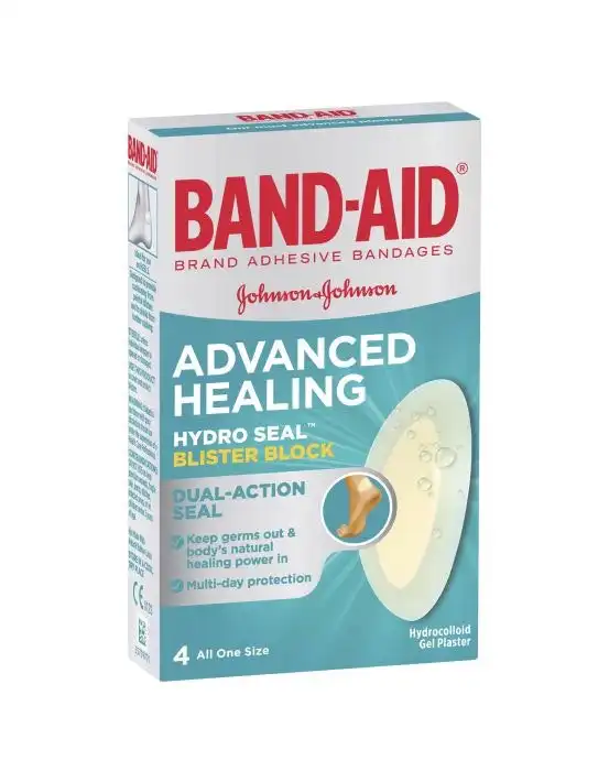 BAND-AID Advanced Healing Hydro Seal Blister Block 4 Pack