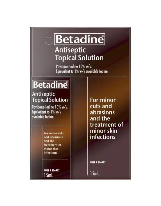 Betadine Antiseptic Topical Solution 15mL