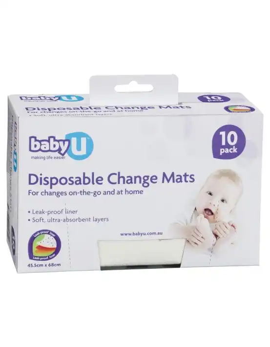 Baby U Change Mats 10 Pack