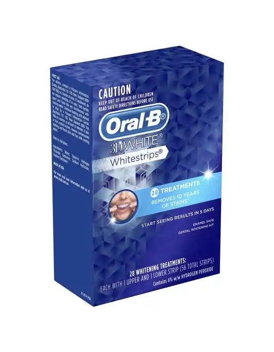 Oral B 3D White Whitestrips 28 Treatments