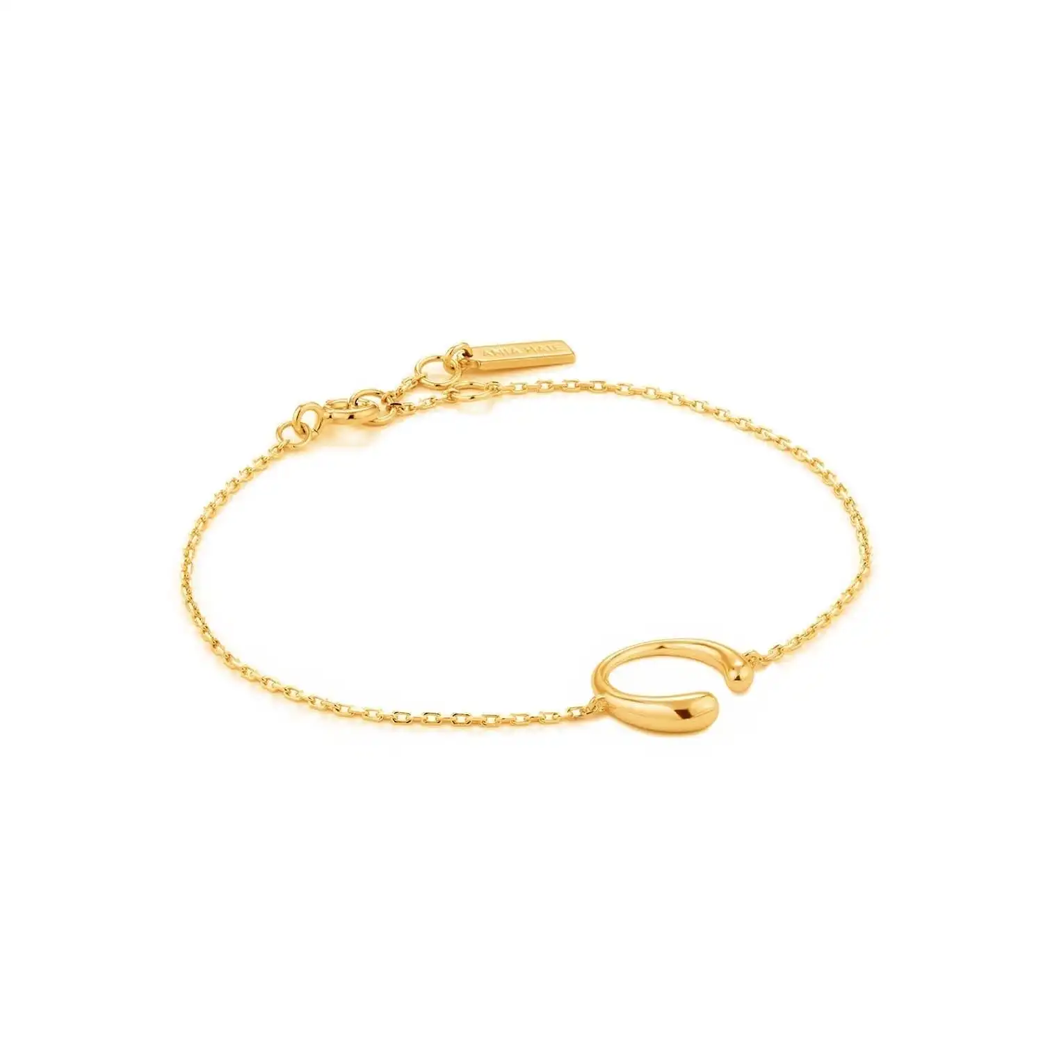 Ania Haie Luxe Curve Bracelet - Gold