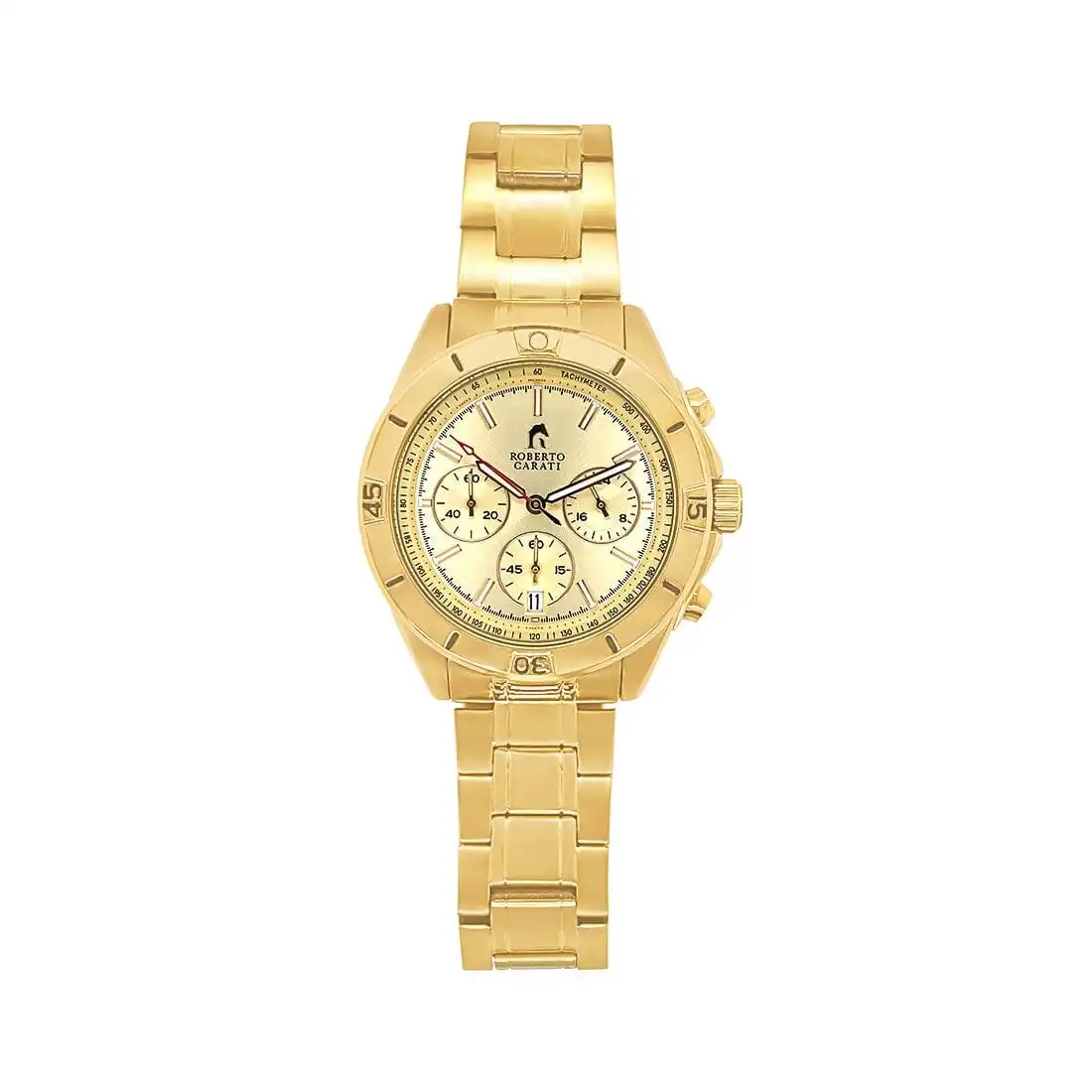 Roberto Carati Apollo Yellow Gold Toned Men's Watch AS6011-V6