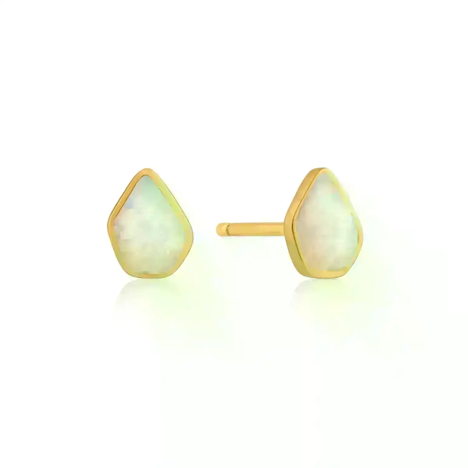 Ania Haie Opal Colour Stud Earrings - Gold